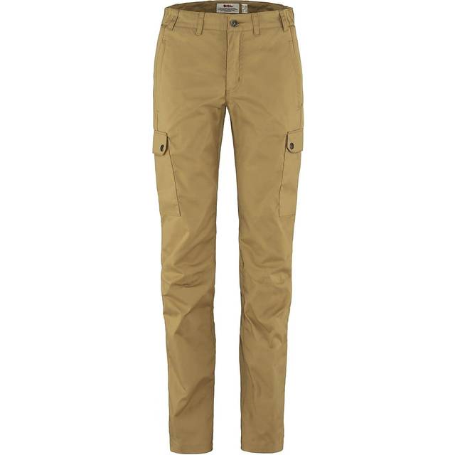 Fjällräven Women's Stina Trousers Trekkingbyxa Dam Storlek 40 - Short Färg beige