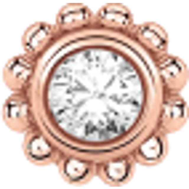Thomas Sabo Women Single Stud Earring Flower Stone 925 Sterling Silver