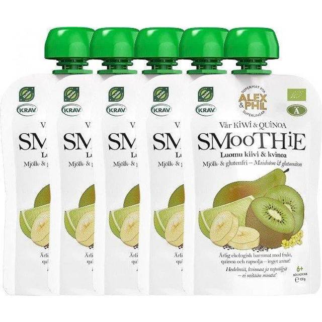 Alex&Phil Kiwi & quinoasmoothie 5 x 100 g - Multi