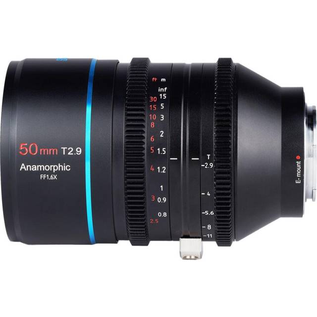 SIRUI 50 mm T2.9 1,6 x fullram anamorfisk lins bio-lins (RF-montering)