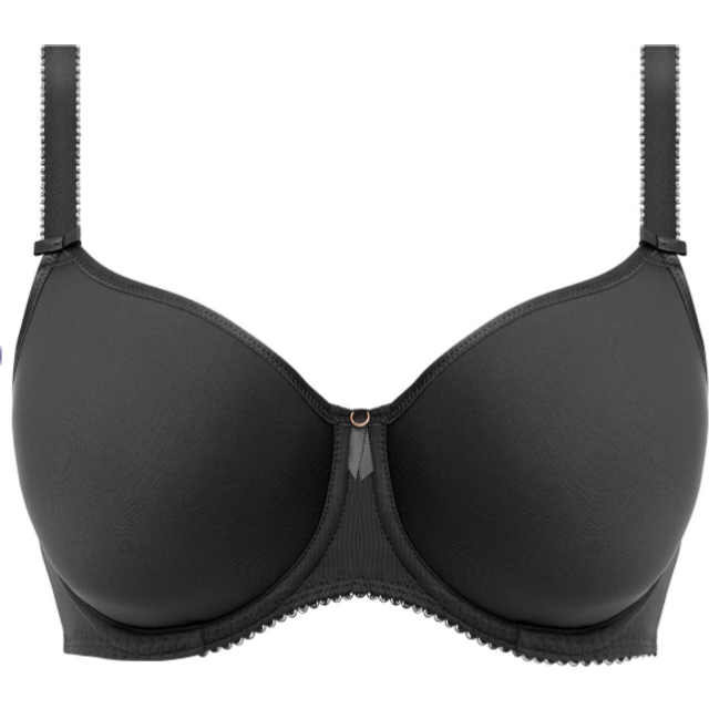 Fantasie Womens Rebecca Essentials Moulded Spacer Bra - Black Polyamide - Size 38G