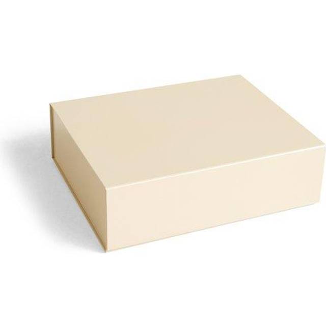 HAY Colour Storage L låda med lock 34,5x41,5 cm Grey