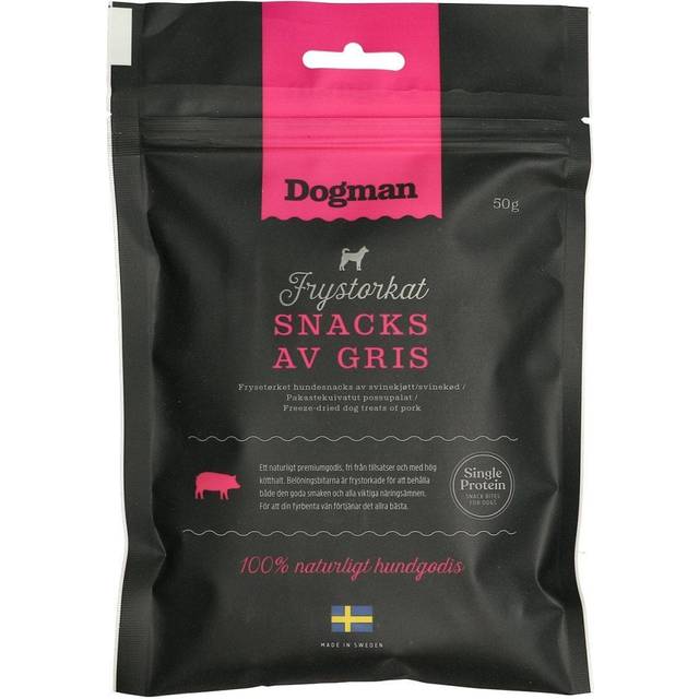 Dogman Frystorkat Snacks Av Gris 50g