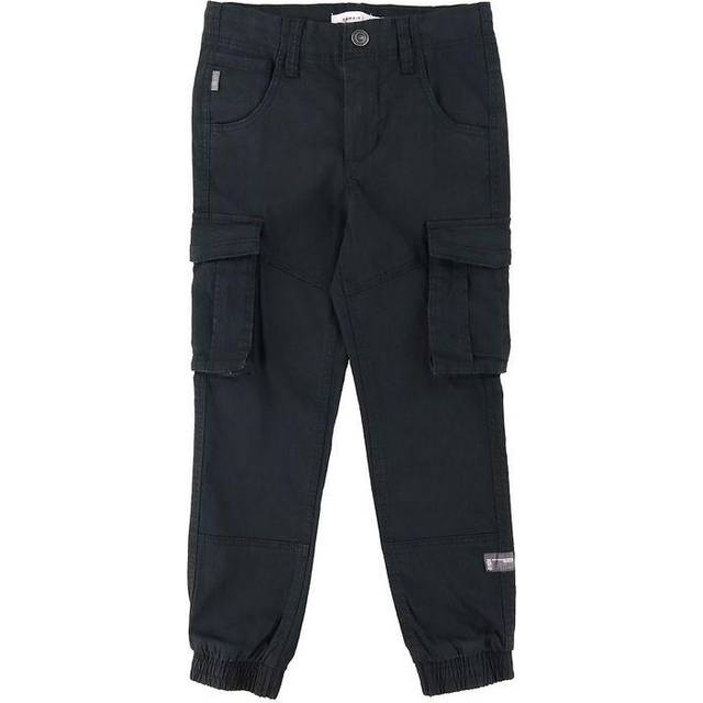 NAME IT Jungen Nkmryan Cargo Twi Pant 222-ba Noos Baby und Kleinkind Strampelanzug, Schwarz, 140 EU