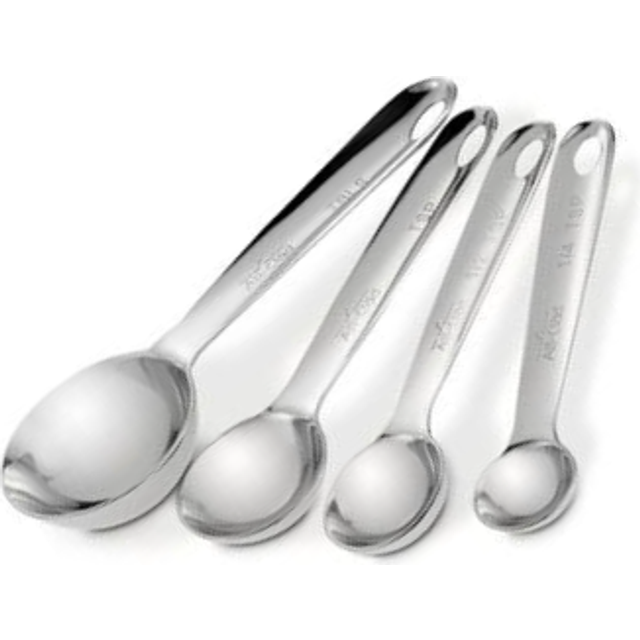 All-Clad Specialty Stainless Steel Kitchen Gadgets Measuring Spoons Kitchen Tools  Kitchen Hacks Silver