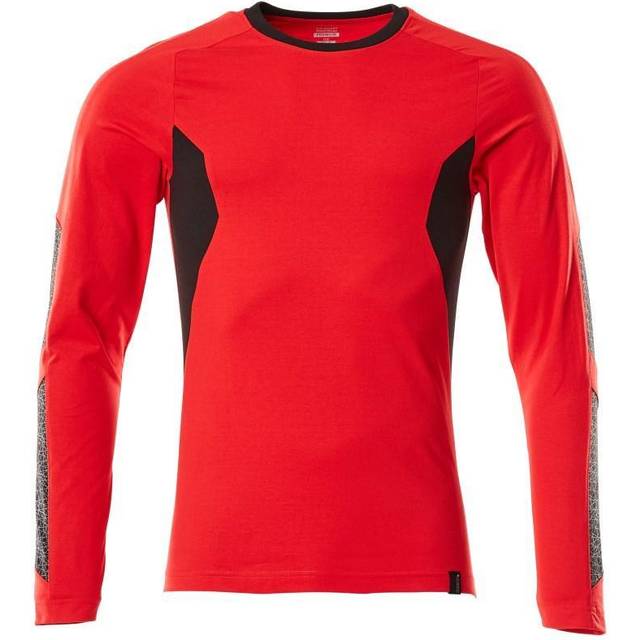 Mascot Workwear 18381 Accelerate T-shirt long-sleeved Traffic Red/Blac