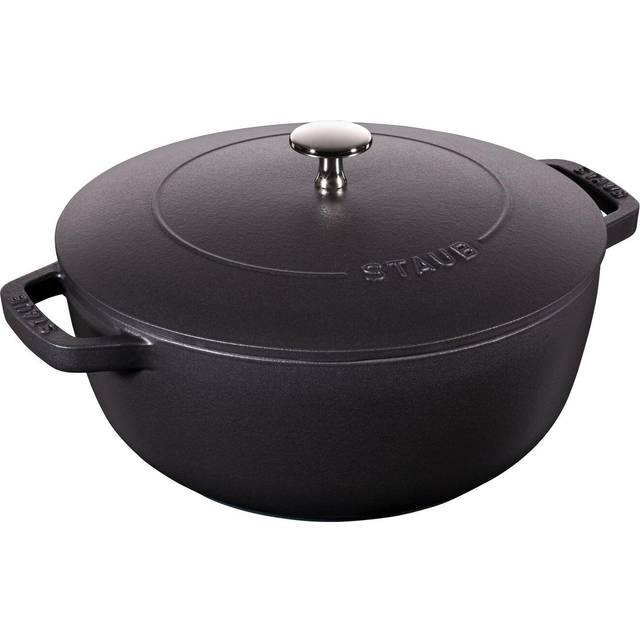 Staub Cast Iron Dutch Oven  3.75Qt  serves 3-4  Made in France  White