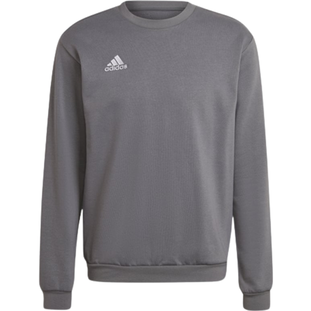 adidas Entrada 22 SW-Top Herren Rundhals-Pullover nachhaltiger Herren Baumwoll-Sweater Sweatshirt H57479 Grau