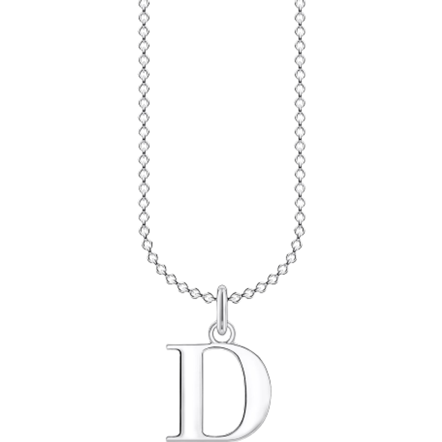 THOMAS SABO bokstav D halsband 925 Sterlingsilver KE2013-001-21