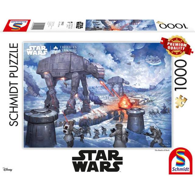 The Battle of Hoth: Schmidt Star Wars Thomas Kinkade Jigsaw Puzzle 1000 p'ce