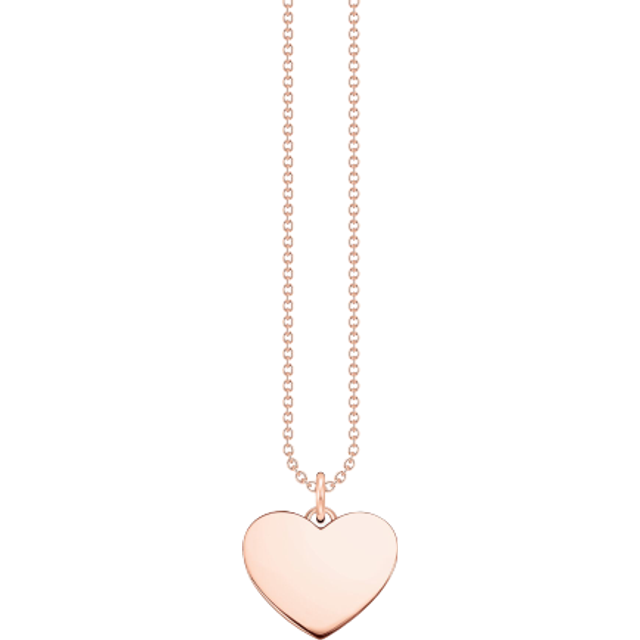 Thomas Sabo Necklace heart rose gold rose gold-coloured KE2128-415-40-L45V - ros&#xE9; gold-coloured - 45 cm