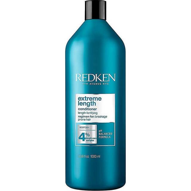Redken Extreme Length Conditioner | Infused With Biotin and Castor Oil | For Hair Growth | Fortifies, Strengthens & Conditions Hair