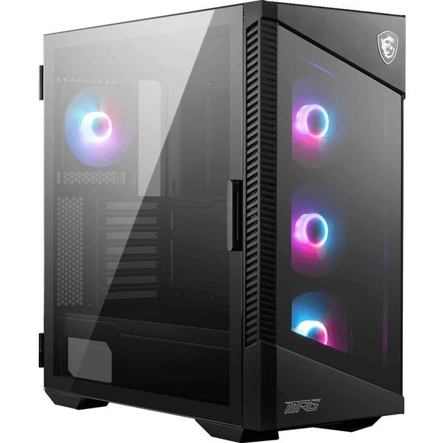 MSI MPG VELOX 100R AIRFLOW Mid Tower ATX Gaming PC Case - White