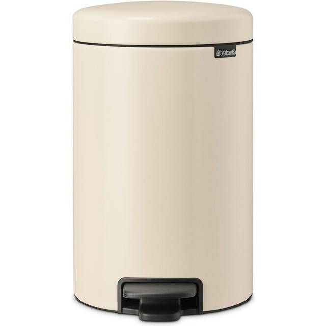 Brabantia Newicon Pedal Bin 12L - Soft Beige, Brown