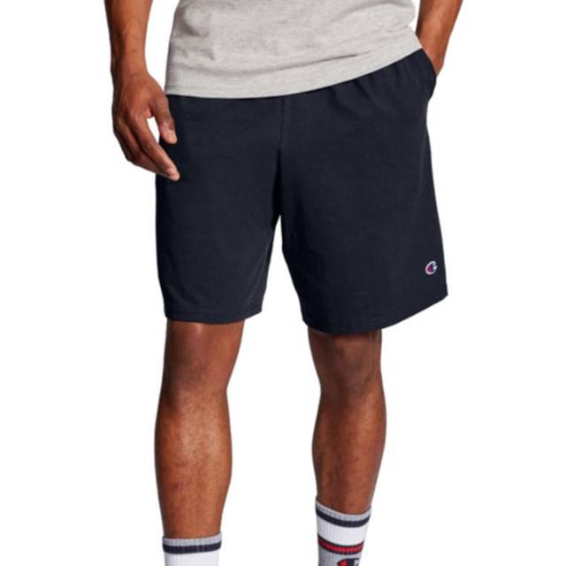 "Champion Men's Shorts  Classic Cotton Jersey Athletic Shorts  9""""  Long Gym Shorts  Men's Workout Shorts"