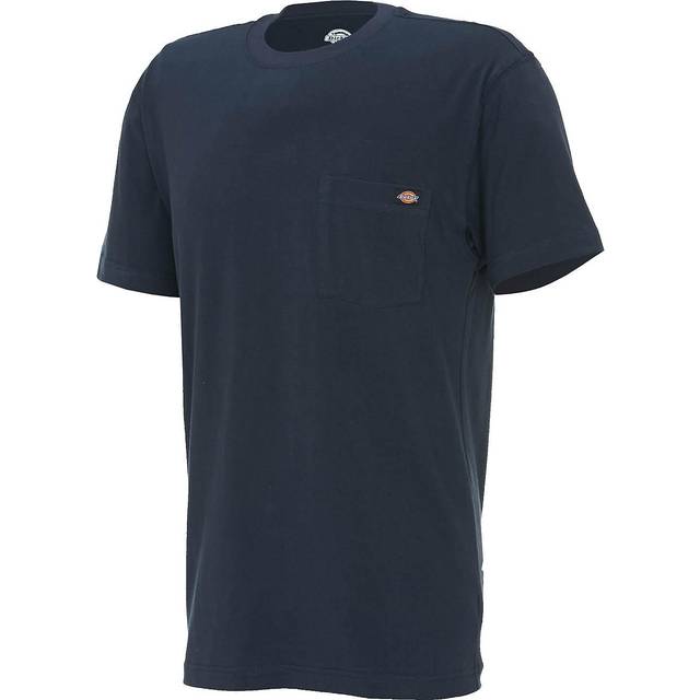 Dickies mens Heavyweight Crew Neck Short Sleeve Tee Henley Shirt  Dark Navy  X-Large US