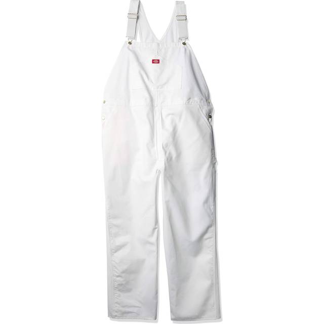 Dickies Industrial Wear mens Painters Bib Overall   White  36W x 32L US