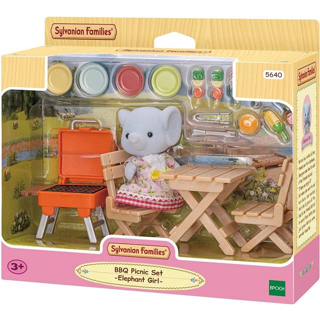 Sylvanian Families 5640 Picknick lekset med figur flerfärgad - Dollhouse Playsets