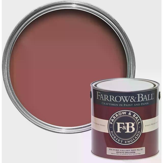 Farrow & Ball - Estate Emulsion - Picture Gallery Red 42 2.5L