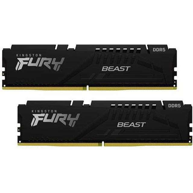 Kingston FURY Beast DDR5 KF556C40BBK2-64 RAM Minne, Svart, 64 gb