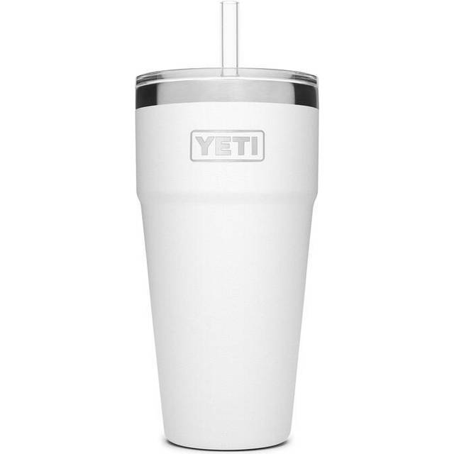 YETI Rambler 26 oz Straw Cup  Vacuum Insulated  Stainless Steel with S