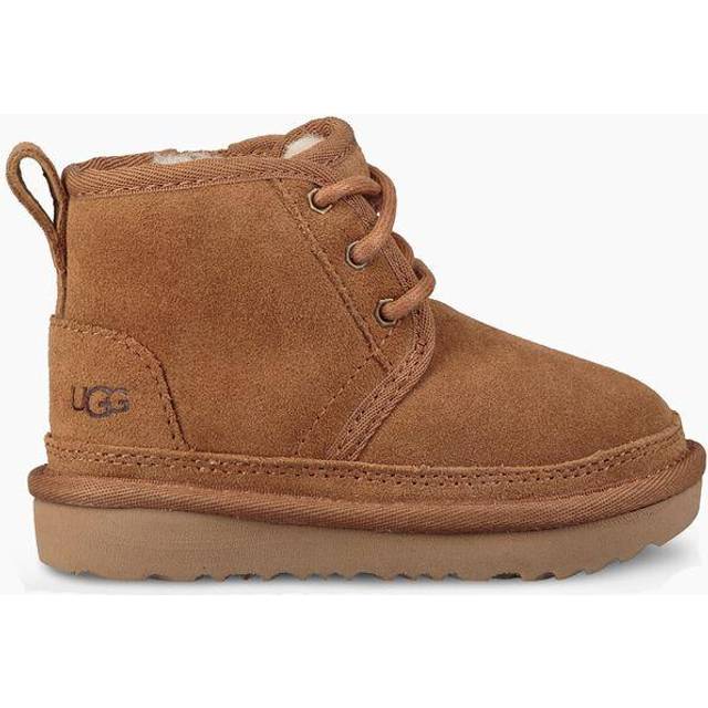 UGG® Neumel II Boot for Kids in Brown, Size 11, Suede/Wool - Chestnut