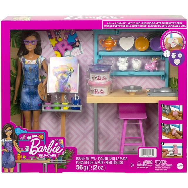 Barbie Relax and Create Art Studio Playset and Doll