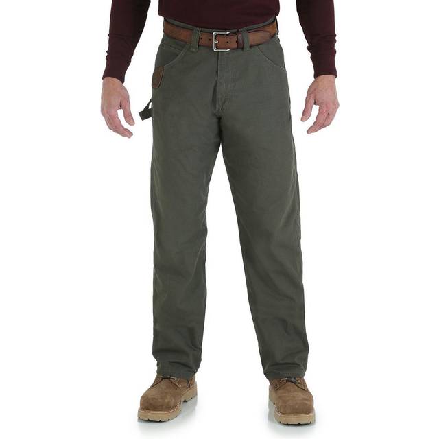 Wrangler Riggs Workwear mens Ripstop Carpenter jeans  Loden  36W x 36L US