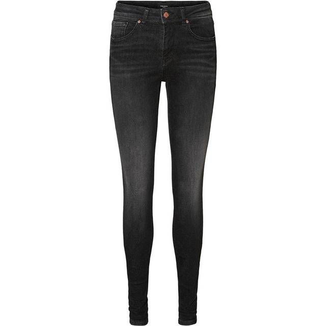 VERO MODA dam VMLUX MR SLIM JEANS RI101 NOOS jeanshosen, svart, XS/34L