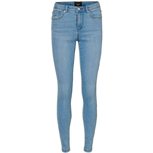 Vero Moda - Jeans vmTanya MR S Piping Jeans - Blå