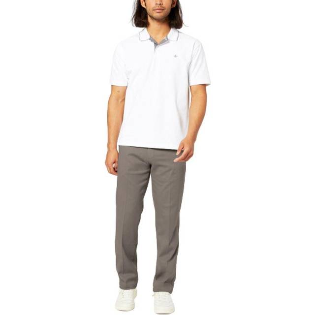Dockers Men's Straight Fit Easy Khaki Pants  Dark Pebble  38W x 32L