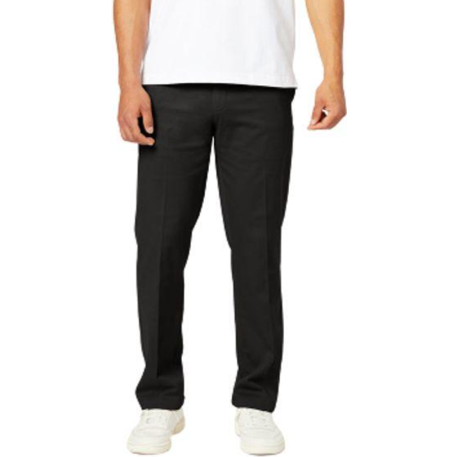 Dockers Men's Straight Fit Easy Khaki Pants  Black  32W x 29L