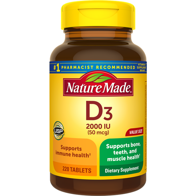 Nature Made  Vitamin D3  220 Tablets