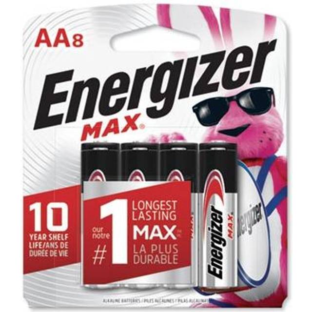 ENERGIZER Max AA Alkaline Batteries - Pack of 8