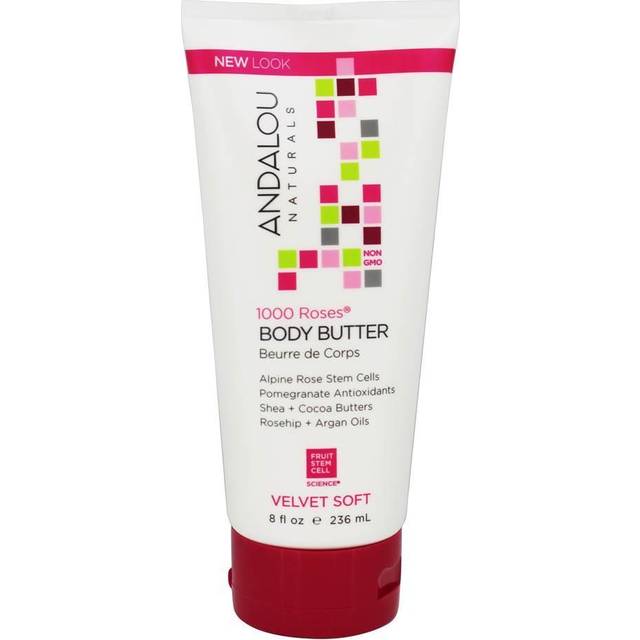 Andalou Naturals Velvet Soft 1000 Roses Body Butter 8 fl oz