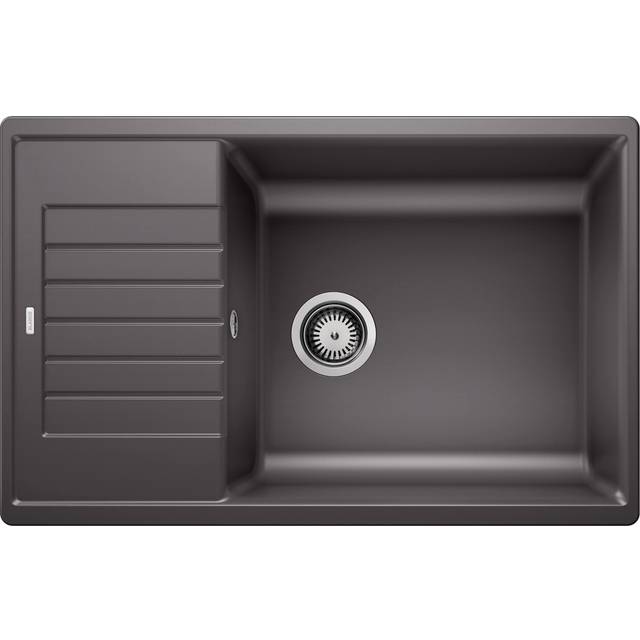 Zia Single Bowl Inset Kitchen Sink - Rock Grey (780mm L X 500mm W)
