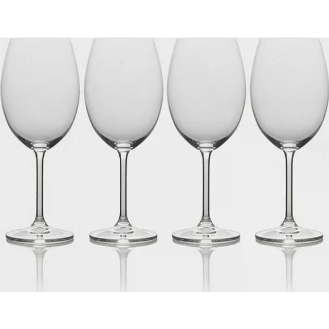 Julie Red Wine Glasses Set of 4, 710ml Dishwasher Safe - White - One Size