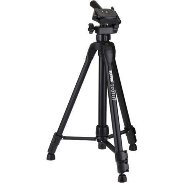 SUNPAK Photo & Video Tripod with 3-Way Pan Head & Quick Release