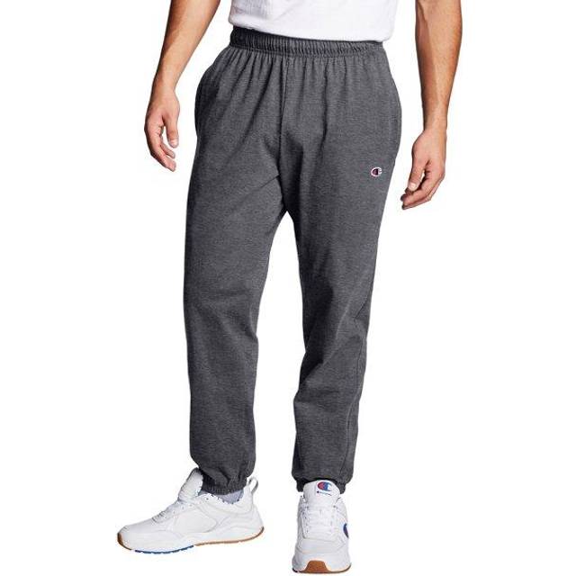 Champion Men's Everyday Fitted Ankle   31.5 Inseam  Cotton Knit Pants Left Hip C Logo  Cotton Warm-Up Pants