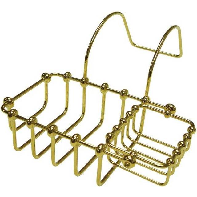 Kingston Brass CC2172 7 Swivel Soap and Sponge Holder  Polished Bras