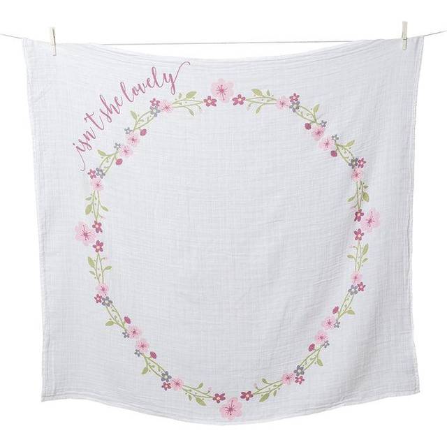 Lulujo Milestone Swaddle and Card Set - Isn't she Lovely