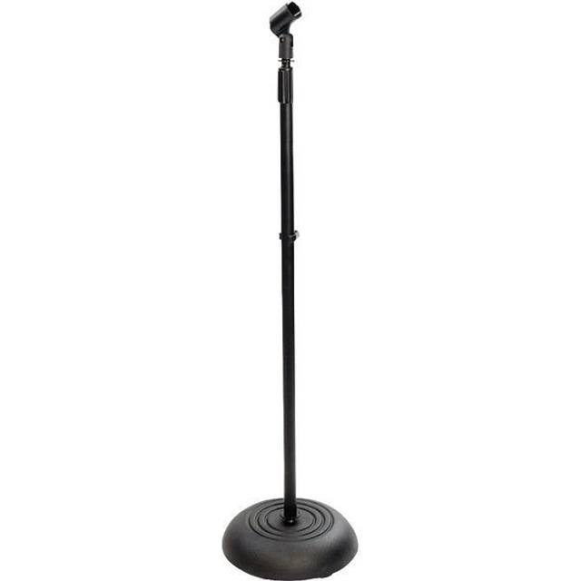 Microphone Stand - Universal Mic Mount with Heavy Compact Base  Height Adjustable 2.8  - 5  ft.- PMKS5