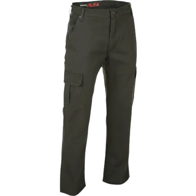 Dickies mens Tough Max Duck Cargo Work Utility Pants  Stonewash Olive