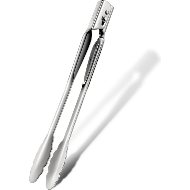 All-Clad Specialty Stainless Steel Kitchen Gadgets Locking Tongs Kitchen Tools  Kitchen Hacks Silver