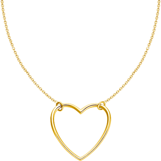 Thomas Sabo collier coeur argent plaqué or KE2138-413-39-L45V