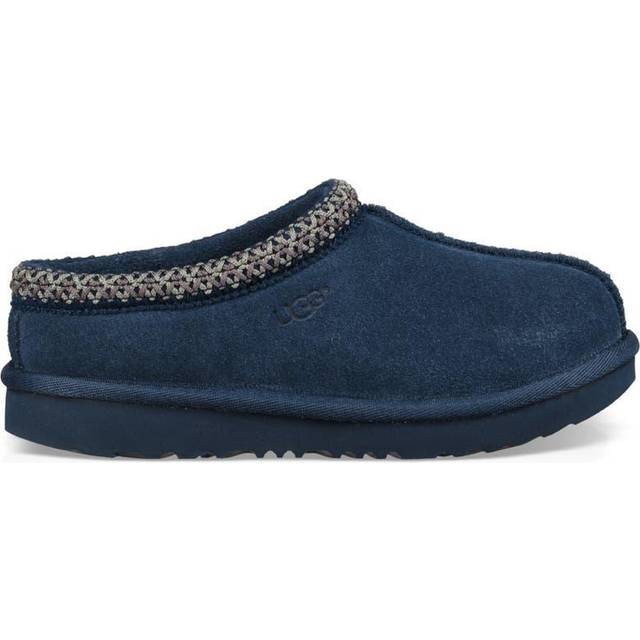 UGG Kids - Tasman II "New Navy" slippers - kids - Rubber/Recycled Polyester/TENCEL™/Suede/Recycled Wool/Polyethylene vinyl acetate (PEVA) - 6 Kids -