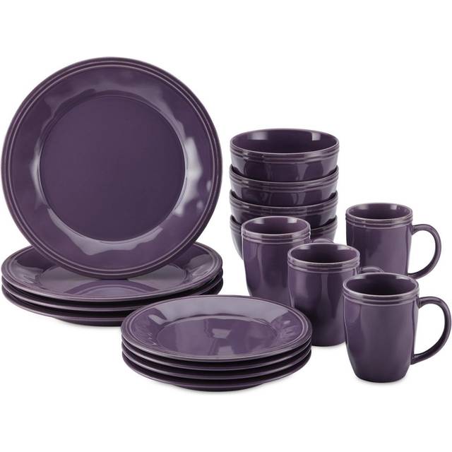 Cucina 16-Piece Dinnerware Set - Sea Salt Gray