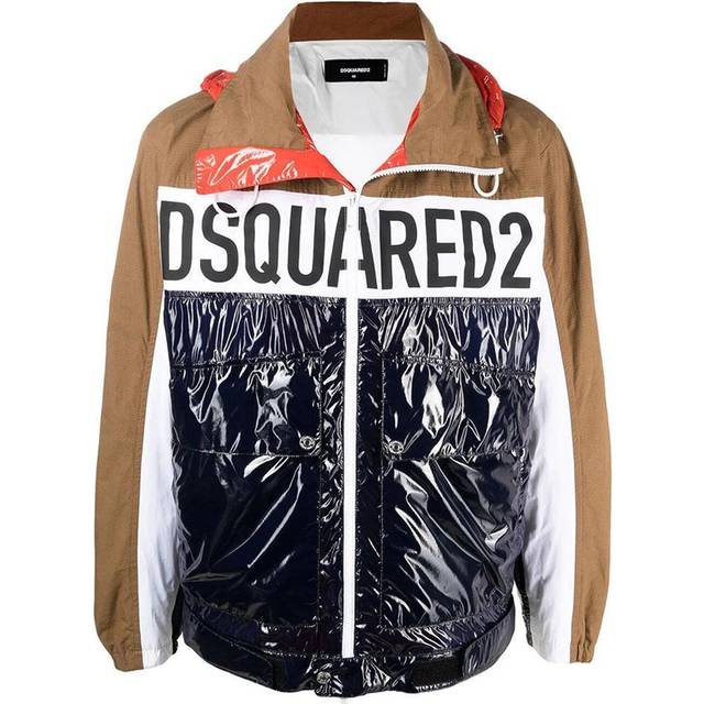 Dsquared2, Jacka, Herr, M, Panelled Windbreaker Jacket - black (M)