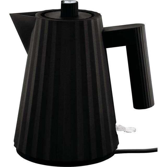 Alessi - Plisse Electric Kettle Small - Grey - Vattenkokare - Michele De Lucchi - Grå