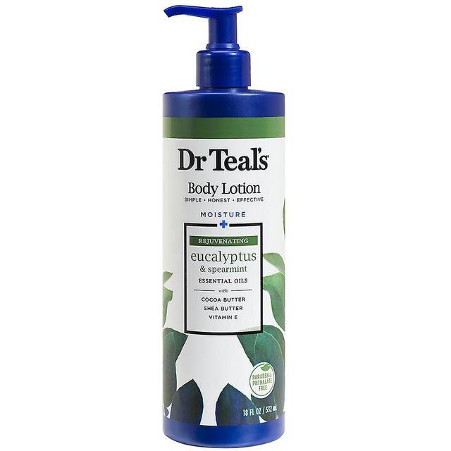 Dr. Teal's, Body Lotion, Moisture + Rejuvenating, Eucalyptus & Spearmint, 18 fl oz (532 ml)